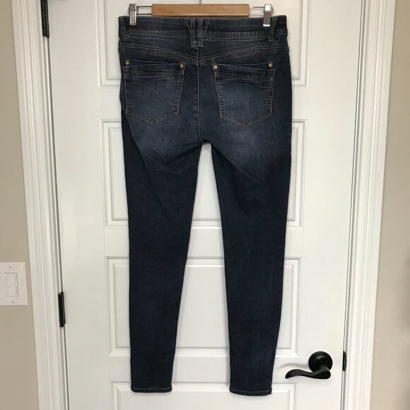 Democracy Ab Technology Skinny Jeans Women's Size 6 Dark Wash Cotton Rayon Denim - Picture 3 of 10